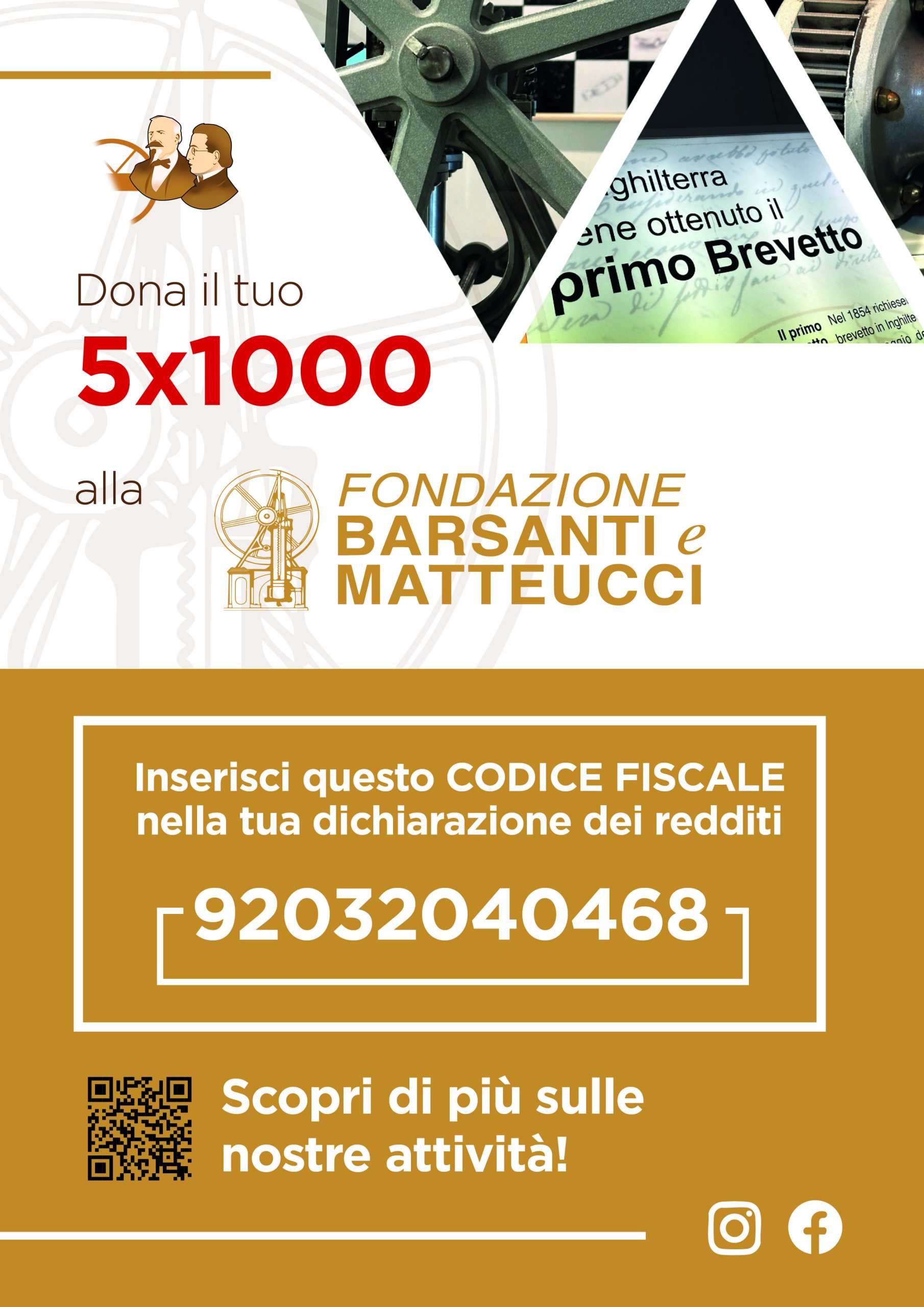Il tuo 5×1000 alla Fondazione Barsanti e Matteucci ETS
