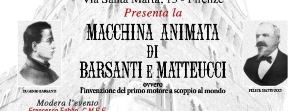A Firenze, presentazione della macchina animata di Barsanti e Matteucci